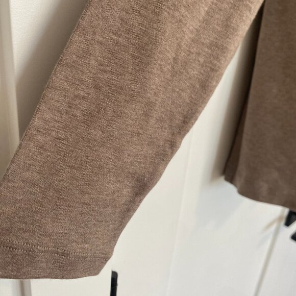 Lands' End Supima‎ Cotton Basic Turtle Neck Long Sleeve Pullover Sweater Size L - Picture 4 of 9